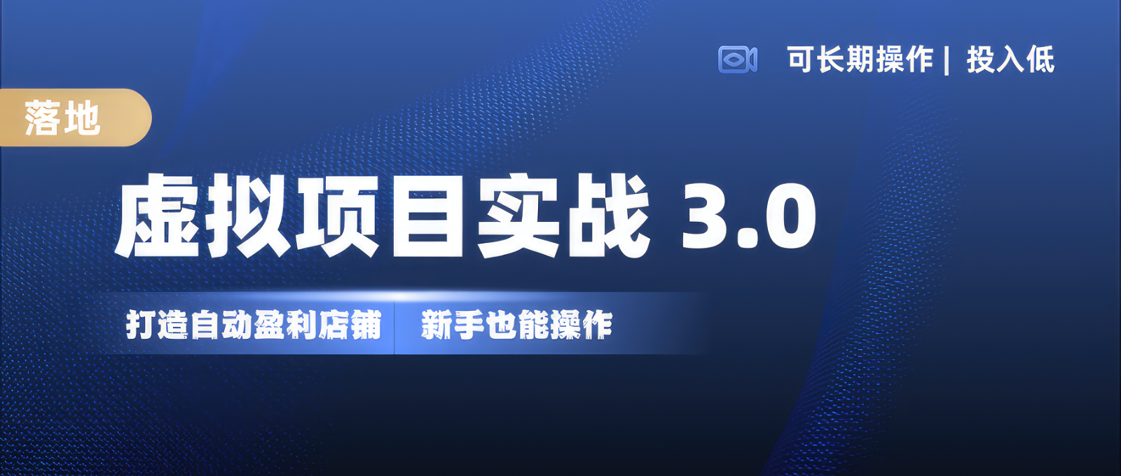 虚拟项目实操落地 3.0,新手轻松上手，单品月入1W+-暴富网创