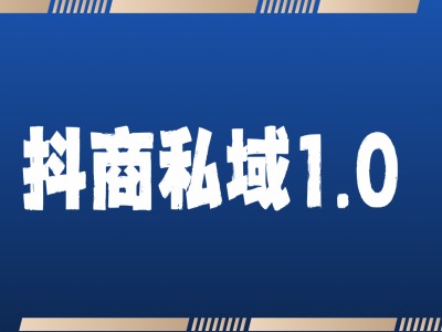 抖商服务私域1.0，抖音引流获客详细教学-暴富网创